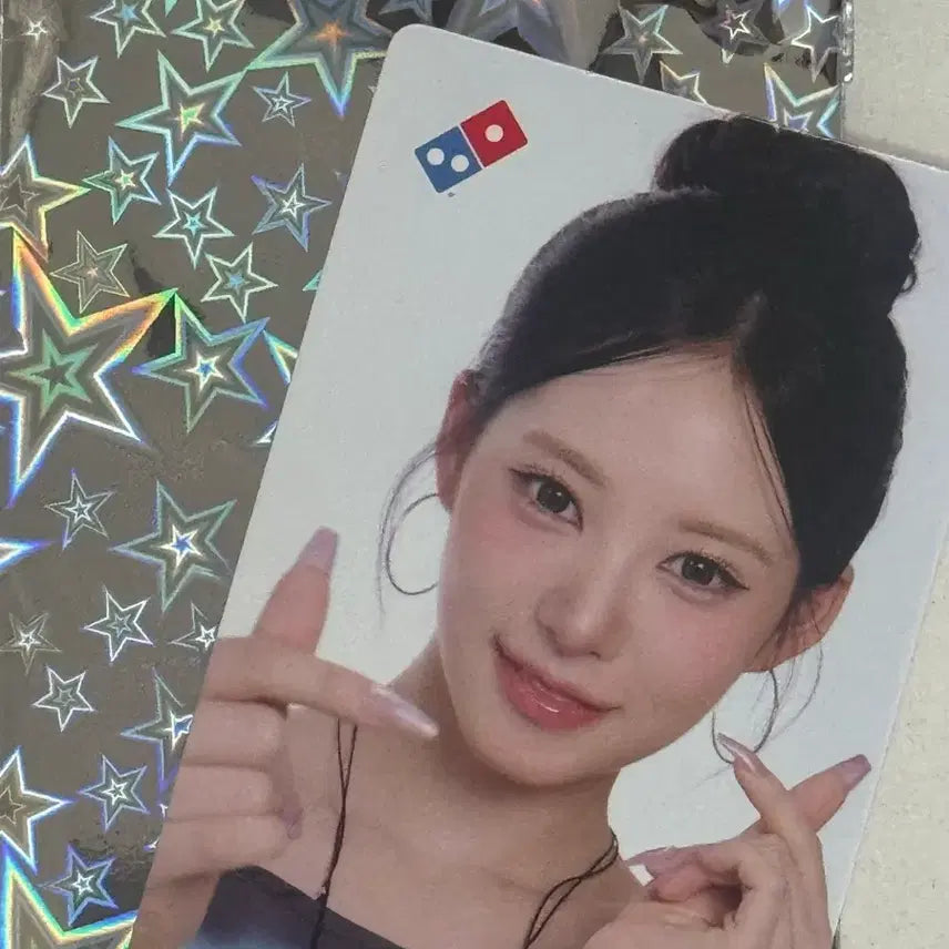 [BUNJANG] RE:SINE Liv Domino Pizza Photocard / 리센느 리브 도미노피자 포카 포토카드