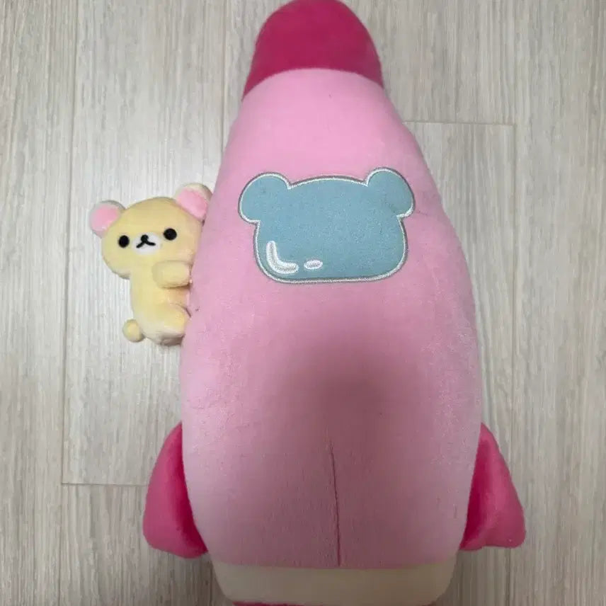 [BUNJANG] Rilakkuma Pink Rocket Plush Doll / 코리락쿠마 인형