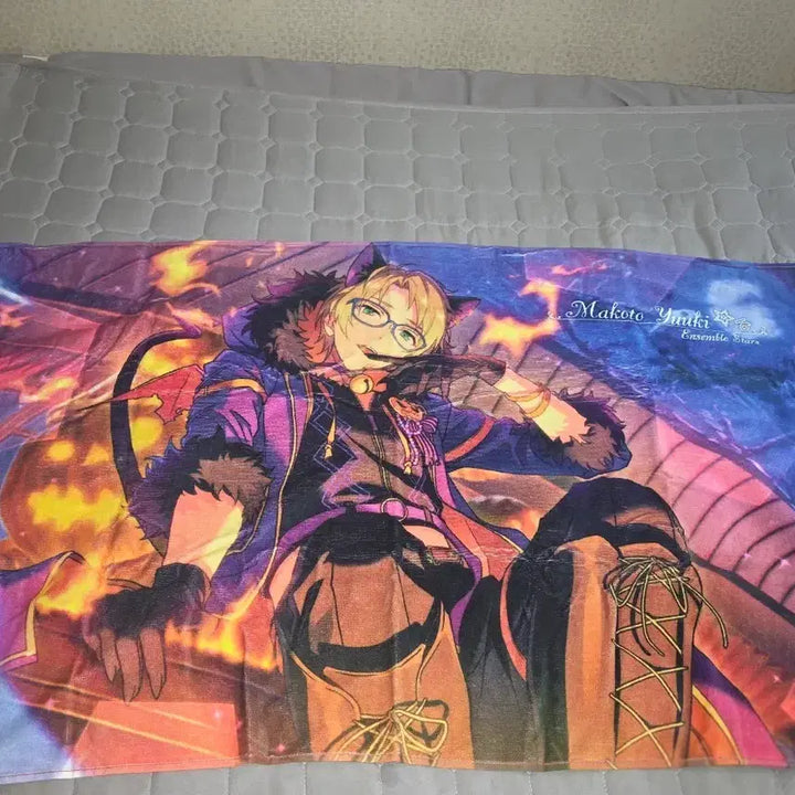 [BUNJANG] Ensemble Stars Yuuki Makoto Illustration Blanket / 앙상블 스타즈 유우키 마코토 타올