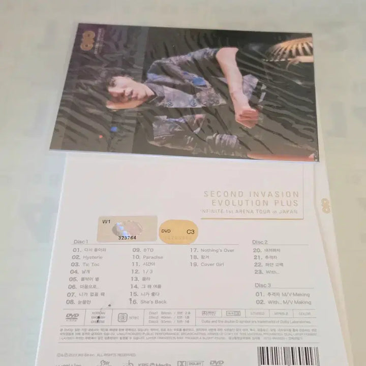 [BUNJANG] Infinite Second Invasion Evolution Plus Japan Concert DVD Signed by Nam Woohyun &amp; Lee Sungyeol / 초희귀) 인피니트 세컨드 인베이젼 에볼루션 플러스 재팬 남우현 이성열 친필싸인 일본 콘서트 디비디 DVD 앨범 양도 판매