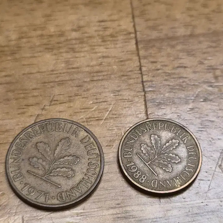 [BUNJANG] West German 10 &amp; 5 Pfennig Coins / 독일 서독 10, 5 페니히 동전