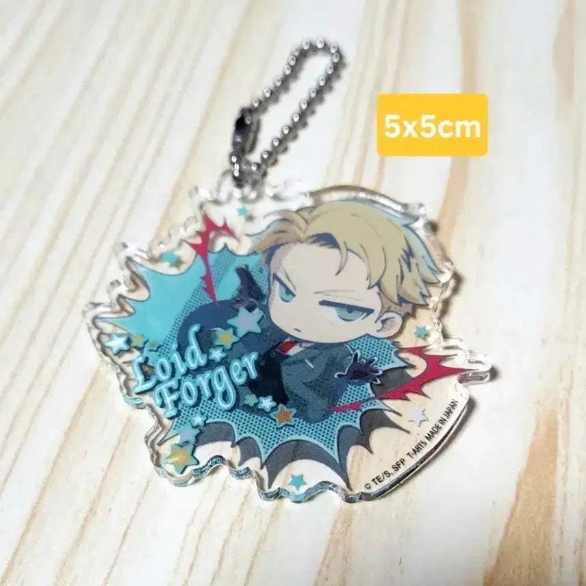 [BUNJANG] Spy x Family Loid Forger Acrylic Keyring / 스파이 패밀리 로이드 포저 아크릴 키링 5x5cm