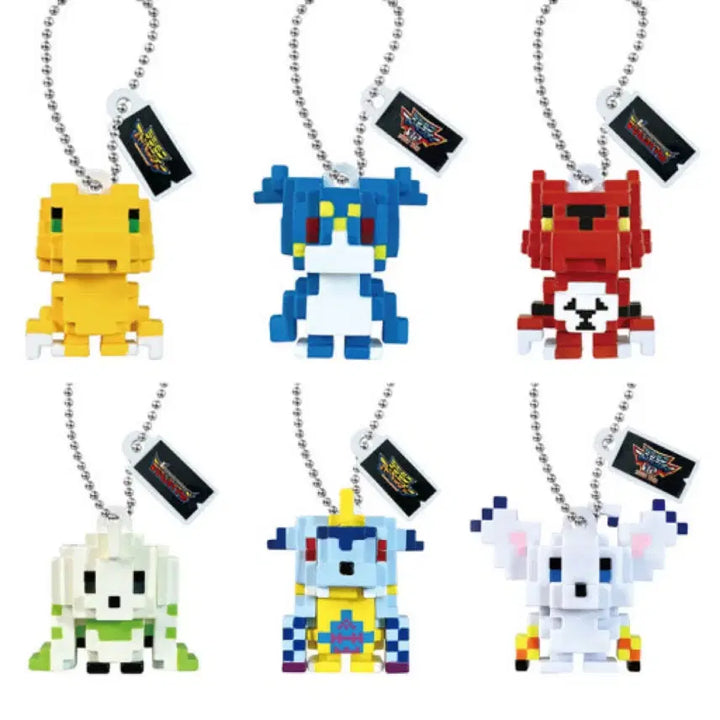 [BUNJANG] Bandai Digimon Pixel Figure Keychain / 반다이 디지몬 도트 피규어 키링 판매