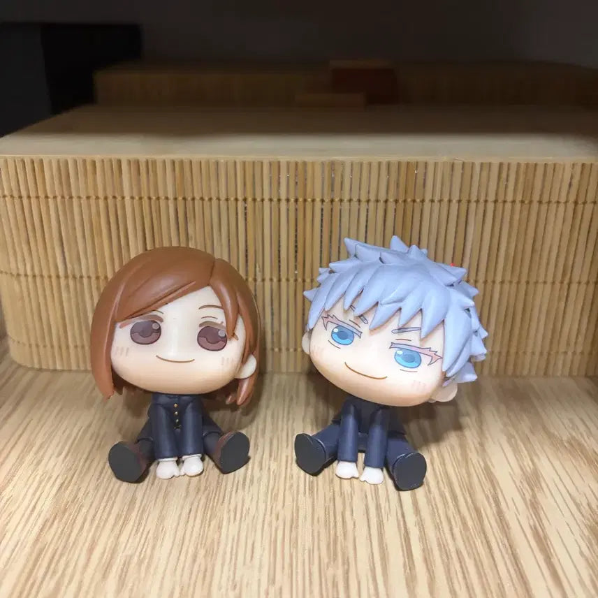 [BUNJANG] Sega Jujutsu Kaisen Gojo Satoru &amp; Kugisaki Nobara Gacha Mini Figure Bundle Set / (일괄)정품 세가 큐루미 주술회전 고죠 사토루,쿠기사키 노바라 가챠 피규어 박스 미니피규어 회옥옥절 사멸회유 qyurume 오네무탄 리치 선라이즈팝