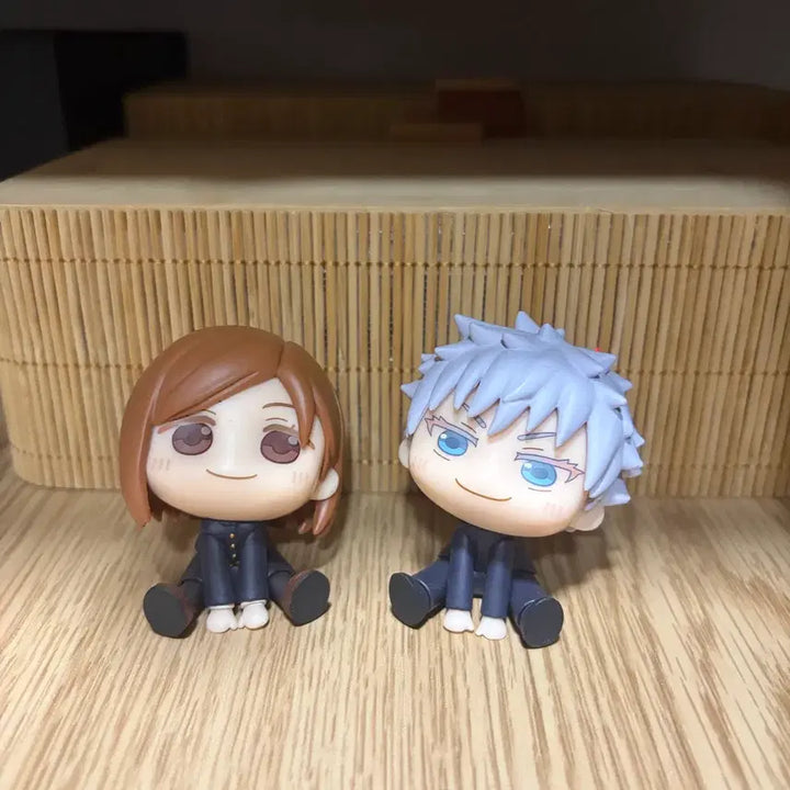 [BUNJANG] Sega Jujutsu Kaisen Gojo Satoru &amp; Kugisaki Nobara Gacha Mini Figure Bundle Set / (일괄)정품 세가 큐루미 주술회전 고죠 사토루,쿠기사키 노바라 가챠 피규어 박스 미니피규어 회옥옥절 사멸회유 qyurume 오네무탄 리치 선라이즈팝