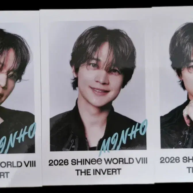 [BUNJANG] SHINee WORLD VIII THE INVERT Japan Concert Minho Photocard Set / 샤이니 일본 콘서트 트레카 민호 포카 3장 양도