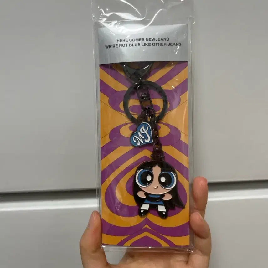 [BUNJANG] NewJeans Minji Powerpuff Girls Keyring / 뉴진스 민지 파워퍼프걸 키링