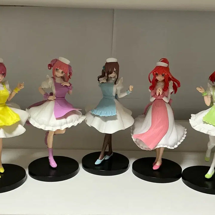 [BUNJANG] The Quintessential Quintuplets Figure Bundle Set (4 Figures, Boxes Included) / 5등분의 신부 피규어 5개 일괄(4개 박스O,1개 박스X)