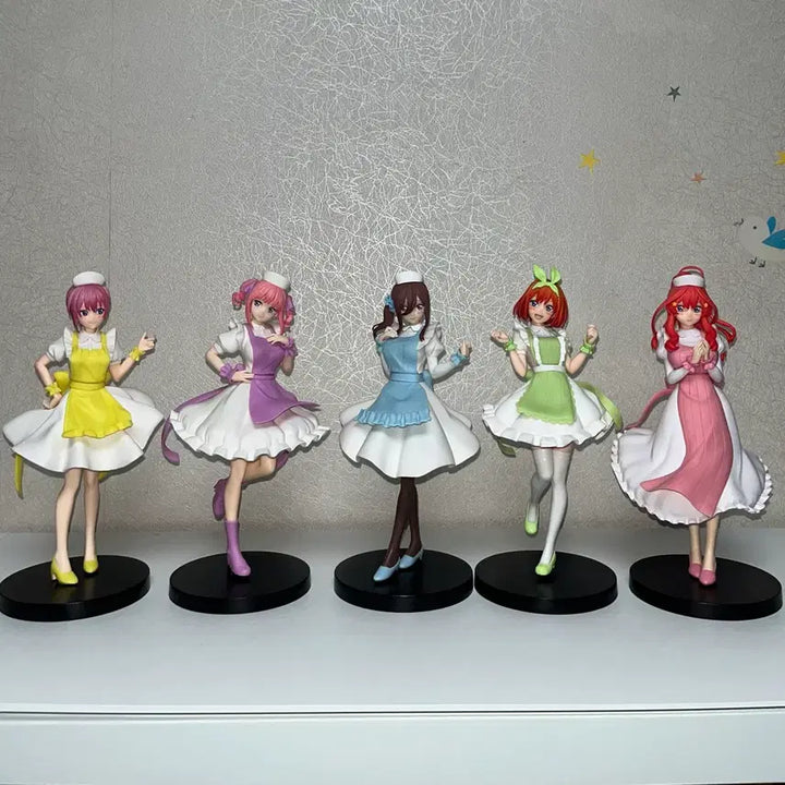 [BUNJANG] The Quintessential Quintuplets Figure Bundle Set (4 Figures, Boxes Included) / (5개일괄)5등분의 신부 피규어(4개 박스O,1개 박스X)
