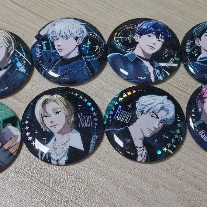 [BUNJANG] PLAVE Canned Badges Bundle Set / 플레이브 캔뱃지 8개 일괄 판매