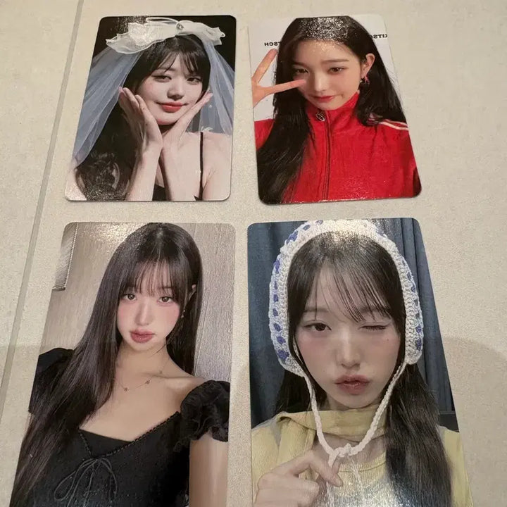 [BUNJANG] IVE Jang Wonyoung Photocard Set (4 pcs) / 장원영 포카 4개