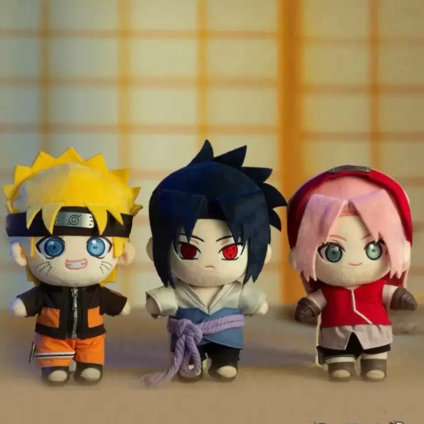 [BUNJANG] Naruto 20th Anniversary Chinese Lottery Prize B Plush Set (Naruto, Sasuke, Sakura) / 나루토 20주년 기념 중국 쿠지 B상 누이 나루토 사스케 사쿠라 세트