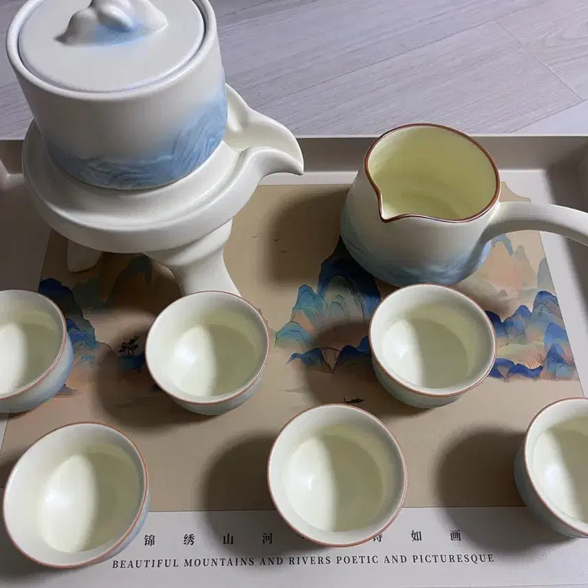 [BUNJANG] Ink Wash Landscape Teacup Set / 산 수묵화 찻잔 세트