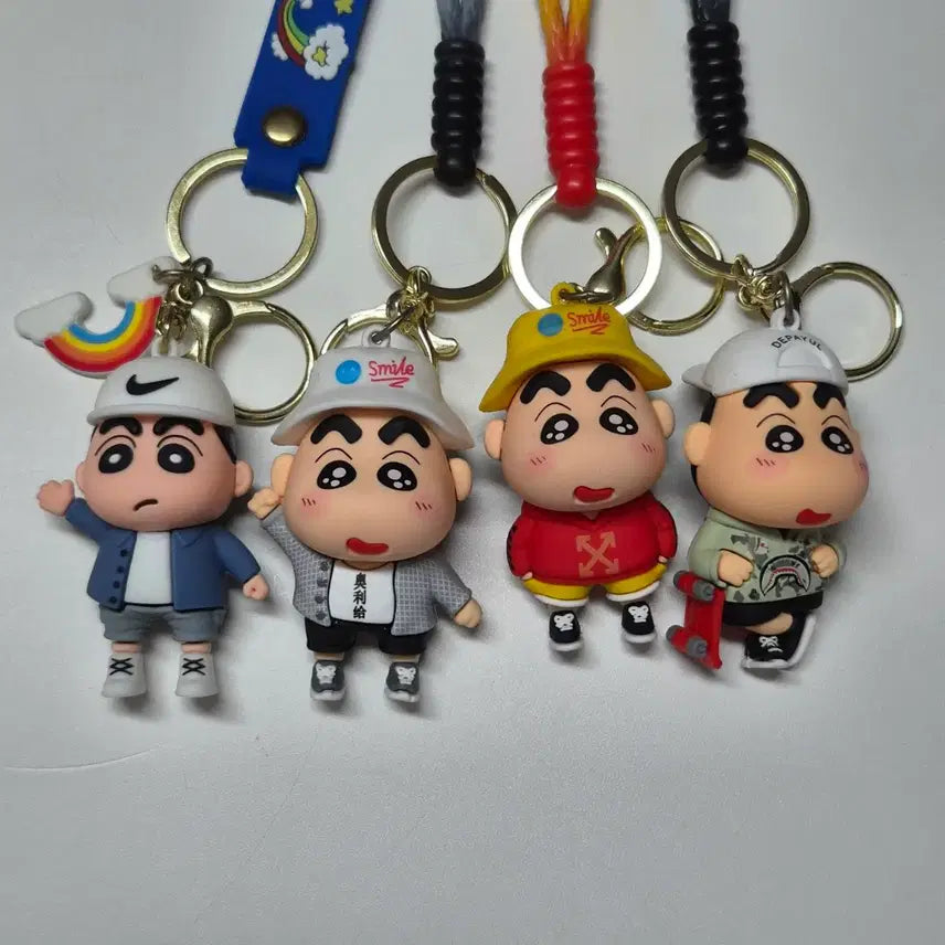[BUNJANG] Crayon Shin-chan Shin-chan Keyring Bundle Set / [짱구는못말려] 짱구 키링 일괄 판매