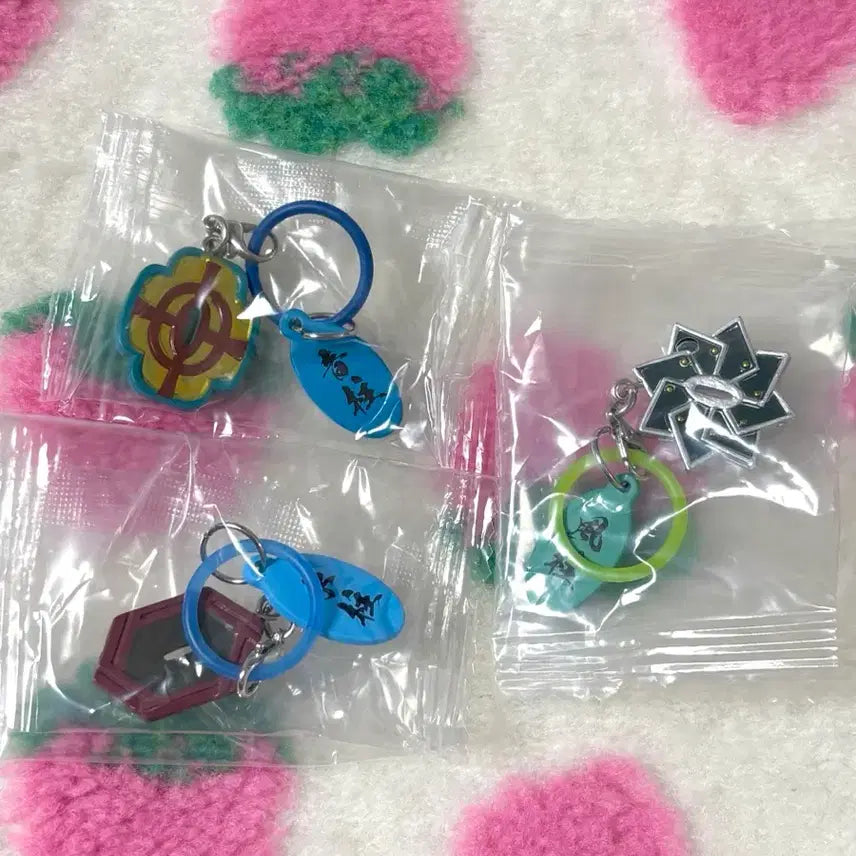 [BUNJANG] Demon Slayer Kimetsu no Yaiba Gyomei Sanemi Tengen Nichirin Sword Tsuba Gacha Keychain Bundle Set / 일괄) 귀멸의 칼날 귀칼 기유 사네미 텐겐 일륜도 코등이 메지루시 가챠 키링