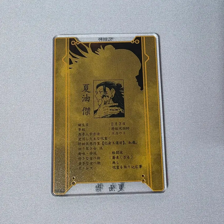 [BUNJANG] Jujutsu Kaisen Suguru Geto Status Card / 주술회전 게토 스구루 스테이터스 카드
