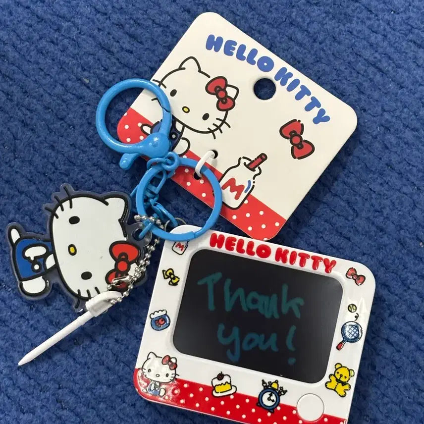 [BUNJANG] Sanrio Hello Kitty Memo Pad Keyring / 산리오 헬로키티 메모판 키링