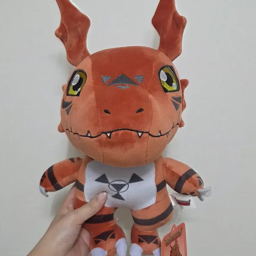[BUNJANG] Digimon Tamers Guilmon Plush Medium / 디지몬 테이머즈 인형 길몬 중형