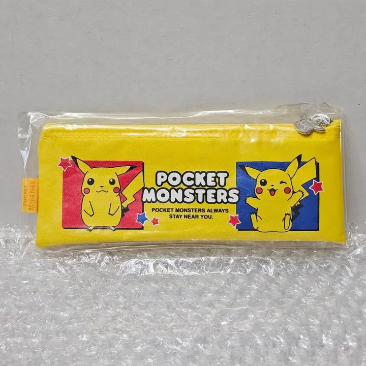 [BUNJANG] Pokemon Pikachu Pencil Case Sealed / 고전문구 옛날 문방구 포켓몬스터 피카츄 필통 미개봉품