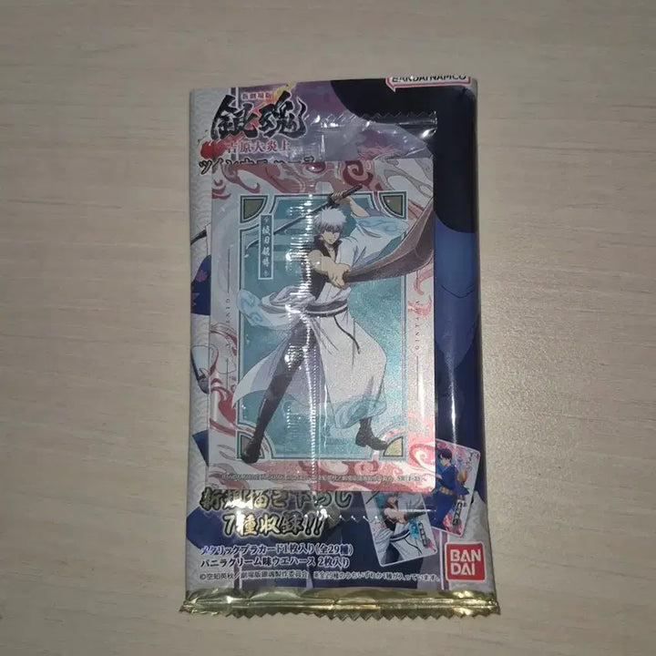 [BUNJANG] Gintama Gintoki Gintama: The Great Yoshiwara Fire Raising Arc Metallic Card (Sealed) / (미개봉) 은혼 반다이 요시와라 대염상 긴토키 웨하스 메탈릭 카드