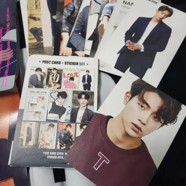 [BUNJANG] Nam Joo Hyuk Japanese Magazine &amp; Postcard Set / 남주혁 표지 일본 잡지 &amp; 엽서 세트