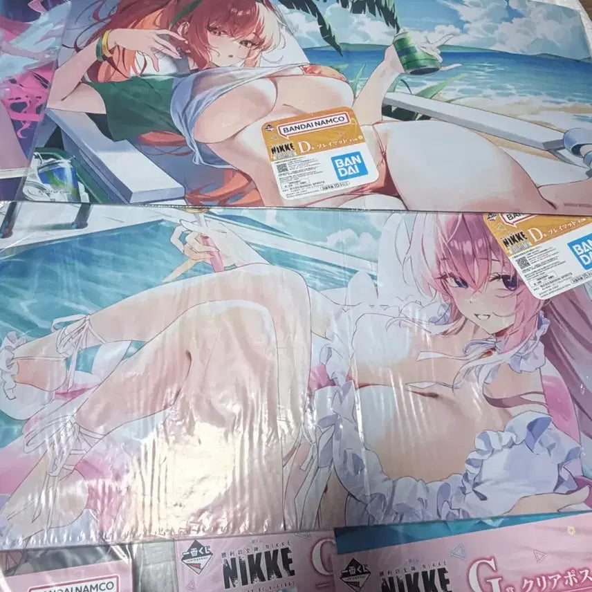 [BUNJANG] Ichiban Kuji NIKKE Chapter 8 Desk Mat Set (2 Types) Sealed / 제일복권 니케챕터8 장패드세트2종 미개봉 현물