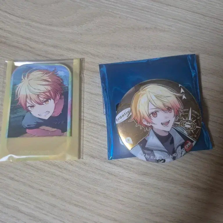 [BUNJANG] Project Sekai Tsukasa Square Badge + 5th Anniversary Sekai Live Can Badge Bundle Set / 프로세카 프세카 츠카사 사각뱃지+5주년 세카라이 캔뱃지