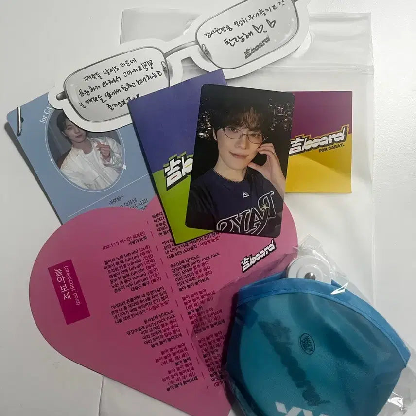 [BUNJANG] SEVENTEEN Dino Pre-recording Reverse Fan Gift Photocard, Fan, Message Card Bundle Set / 세븐틴 디노 사녹 역조공 양도