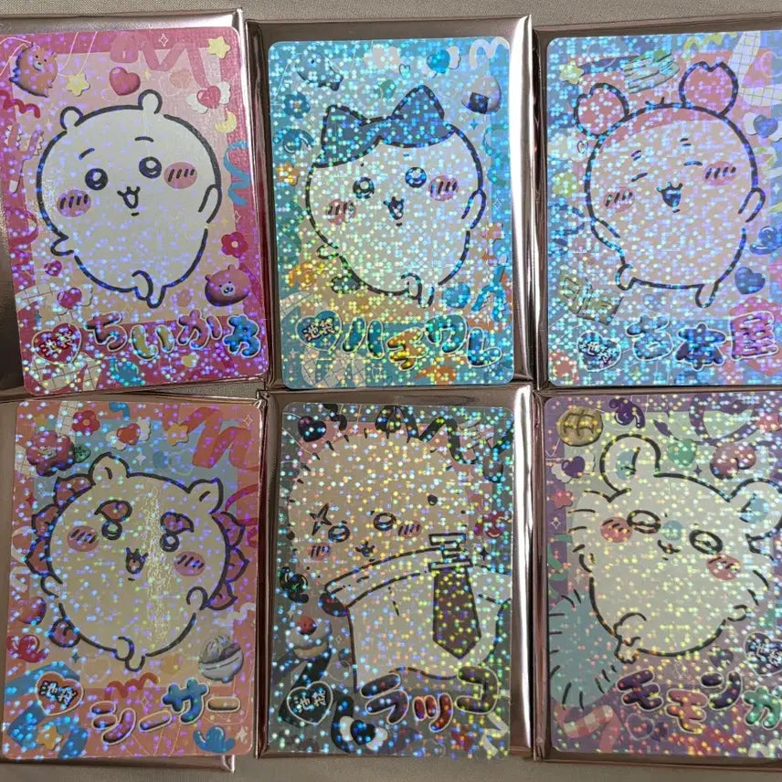 [BUNJANG] Chiikawa Hologram Clear Card GO Ikebukuro Collection (Set of 6) / 먼작귀/치이카와 홀로그램 클리어카드 GO이케부쿠로 컬렉션
