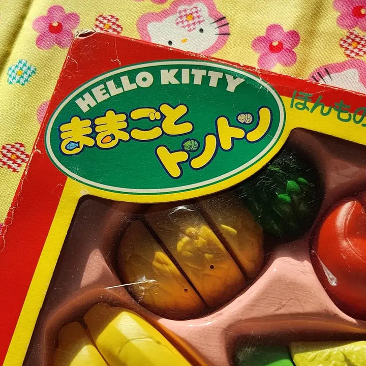 [BUNJANG] Sanrio Classic Kitty Fruit Little Chef Set / 산리오 고전키티 과일 꼬마 요리사 세트