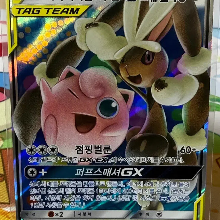 [BUNJANG] Pokemon Card - Mega Aerodactyl &amp; Blastoise GX Tag Team RR (1) / 포켓몬카드 - 메가이어롭&amp;푸린 GX 태그팀 RR (1번)