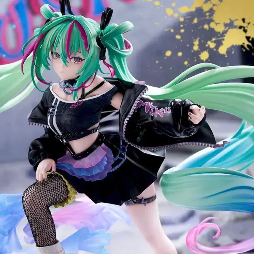 [BUNJANG] Sega Figure-ism Hatsune Miku Punk Version Figure (Sealed) / [미개봉]세가 피규어리즘 하츠네 미쿠 펑크 punk 피규어