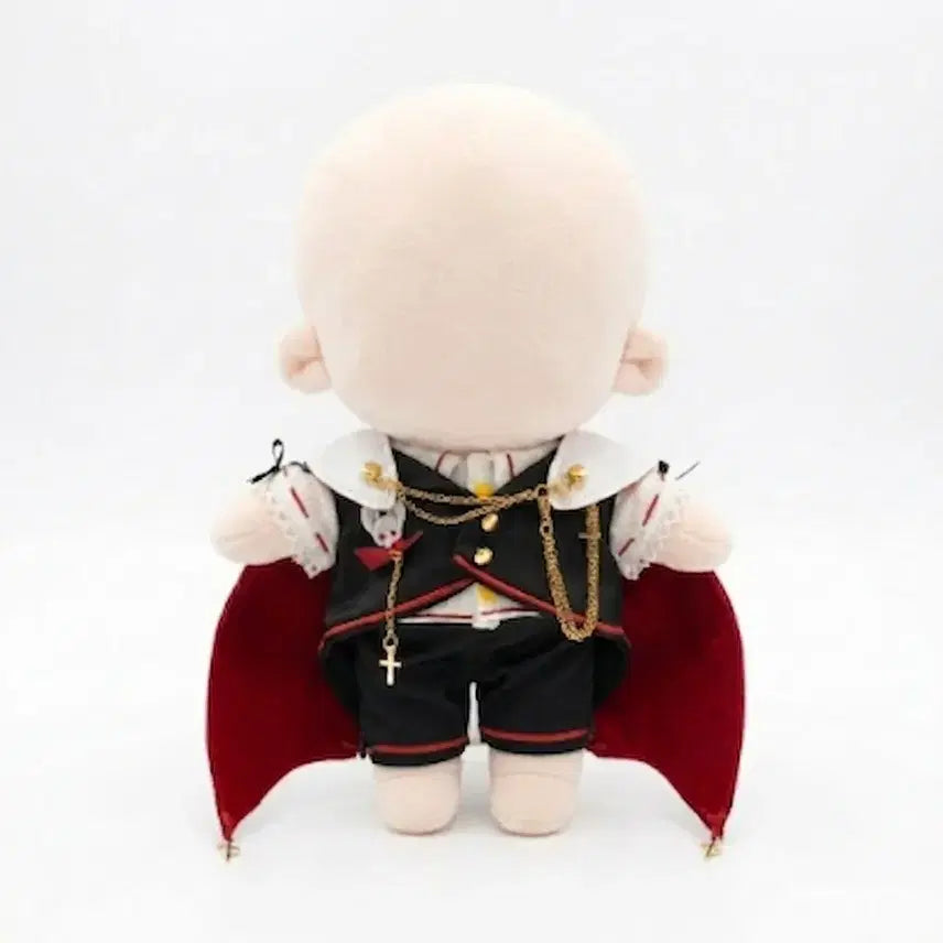 [BUNJANG] 20cm Vampire Costume Outfit for Plush Dolls / 뱀파이어 의상 인형옷 20깅 무속성 솜인형 옷장 20cm