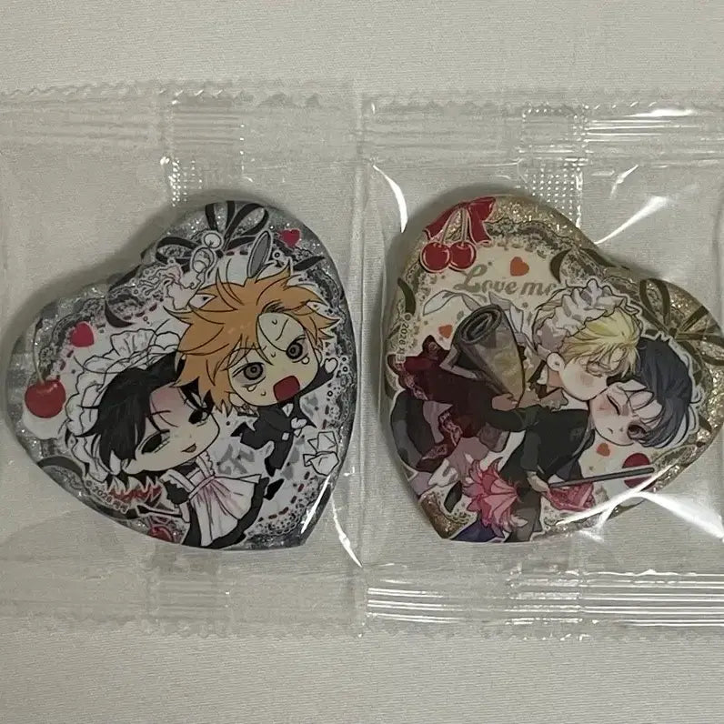 [BUNJANG] LE SSERAFIM Salon de Lebon Heart Can Badge Full Set Romantic Apocalypse Bundle Set / 레봄 살롱 드 르봉 하트캔뱃지 풀북 낭만묵시록 일괄