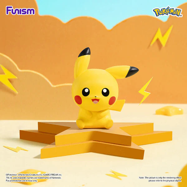 [BUNJANG] Funism Pokemon Gacha Figure Set (Pikachu, Bulbasaur, Charmander, Squirtle, Psyduck, Eevee) / 퍼니즘 포켓몬스터 가챠 피규어 세트 (피카츄, 이상해씨, 파이리, 꼬부기, 고라파덕, 이브이)