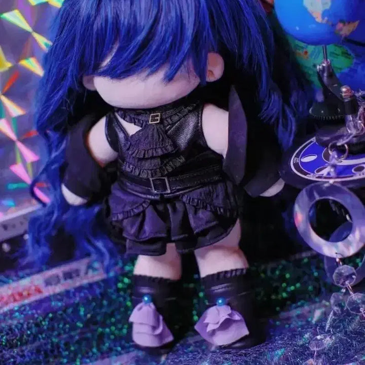 [BUNJANG] 20cm Doll Clothes - Black Dress (Unattributed) / 블랙 원피스 인형옷 20깅 옷장 무속성 솜인형 20cm