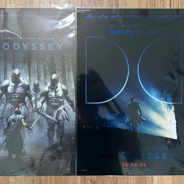 [BUNJANG] Odyssey Dolby Poster, Gwang-eum Poster, Signature Set (Original Ticket, TTT) / 오디세이 돌비포스터+광음포스터+시그니처 2종