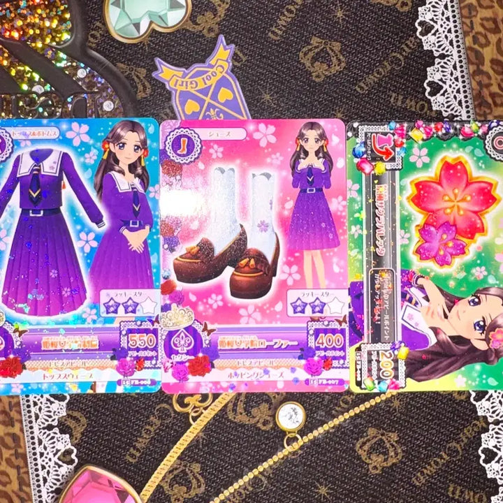[BUNJANG] Aikatsu School Uniform Miyabi Bundle Set / 아이카츠 스쿨룩 판매 교복,미야비 일괄