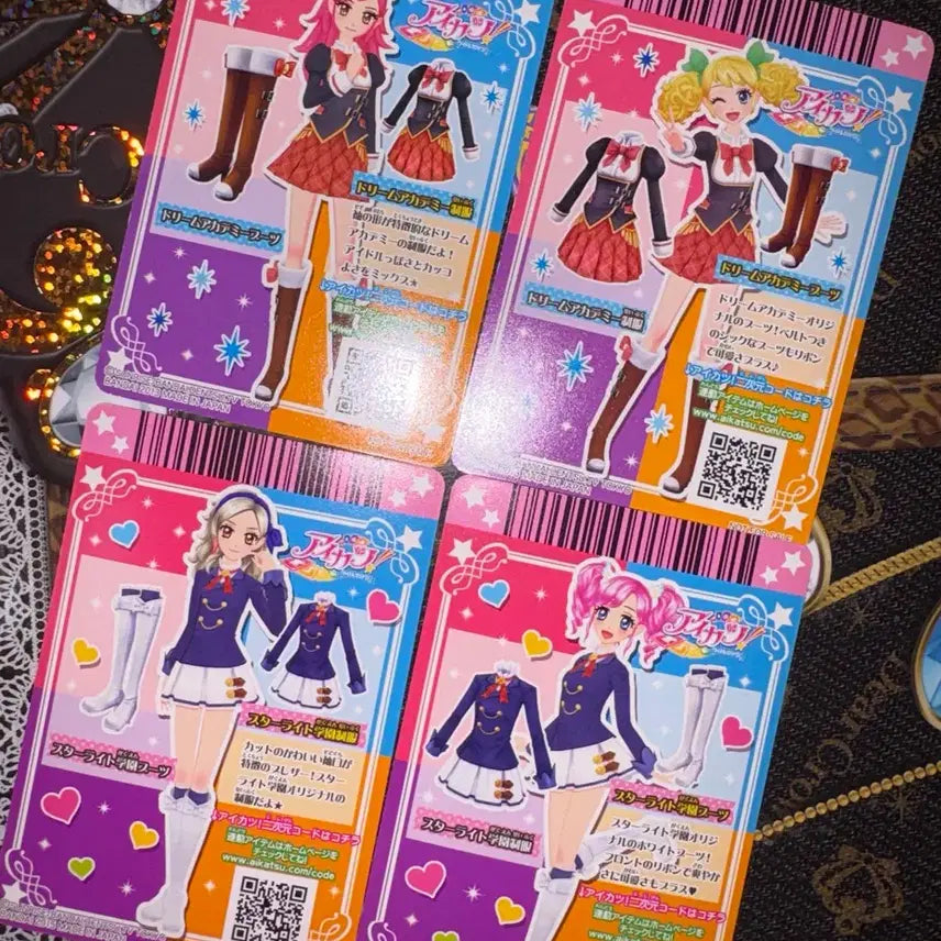 [BUNJANG] Aikatsu School Uniform Miyabi Bundle Set / 아이카츠 스쿨룩 판매 교복,미야비 일괄