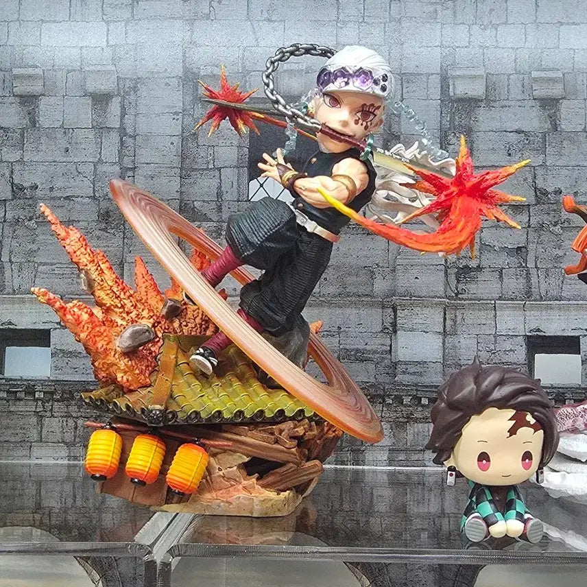 [BUNJANG] Demon Slayer Tengen Uzui World Collectable Figure (Resin) / 귀멸의 칼날 G5 텐겐 월콜 레진
