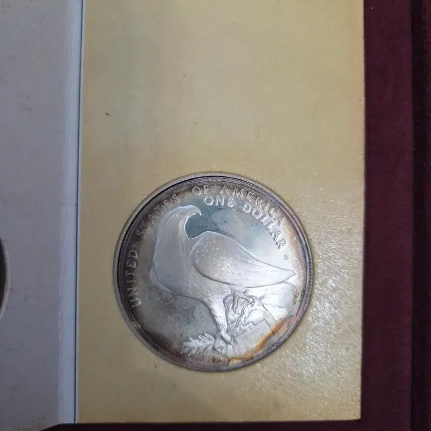 [BUNJANG] 1984 Los Angeles Olympics Commemorative Silver Coin / 미국 1984년 LA올림픽 기념 은화 주화