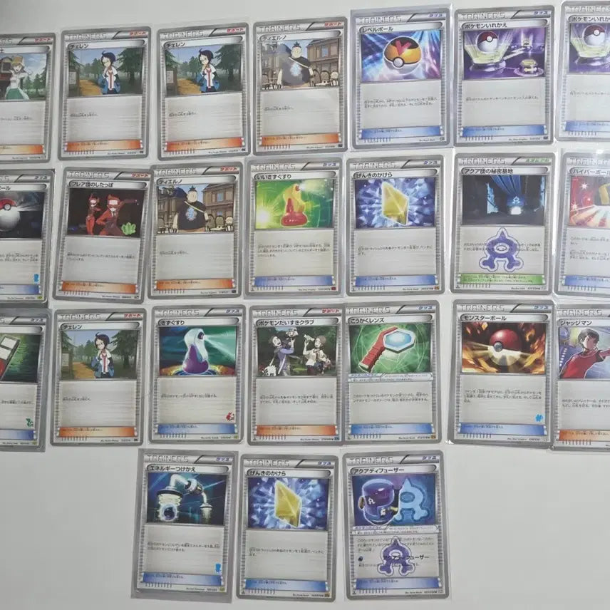 [BUNJANG] Pokemon Trainer Cards (Japanese XY/BW) - 108 Card Bundle Set / [포켓몬 카드]일판 xy bw 트레이너 카드 108장 일괄