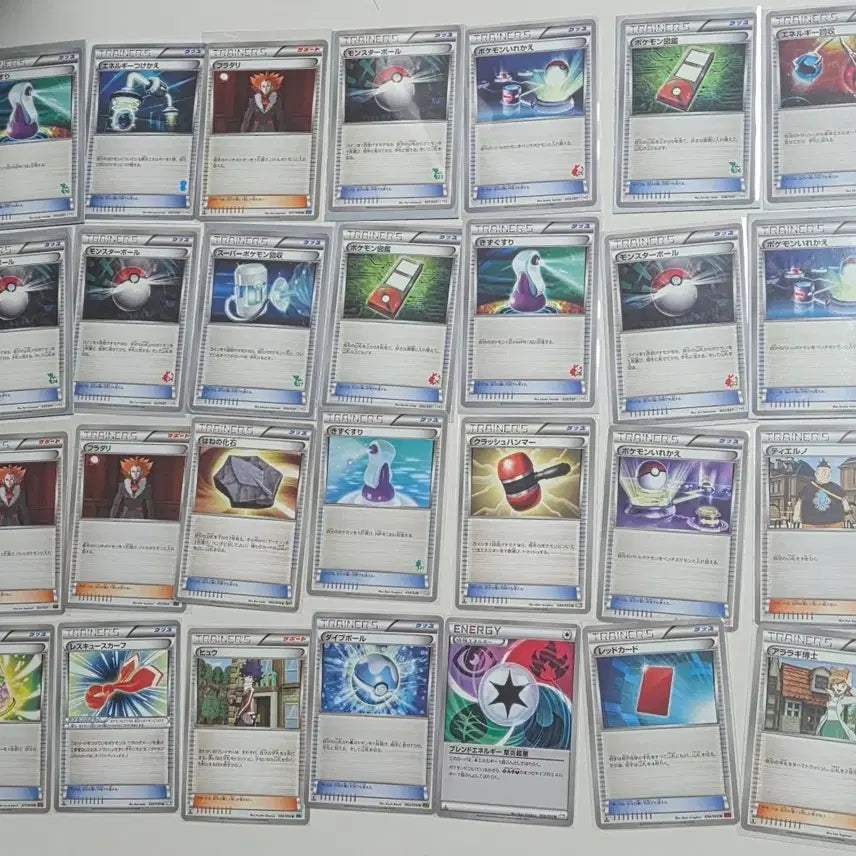 [BUNJANG] Pokemon Trainer Cards (Japanese XY/BW) - 108 Card Bundle Set / [포켓몬 카드]일판 xy bw 트레이너 카드 108장 일괄