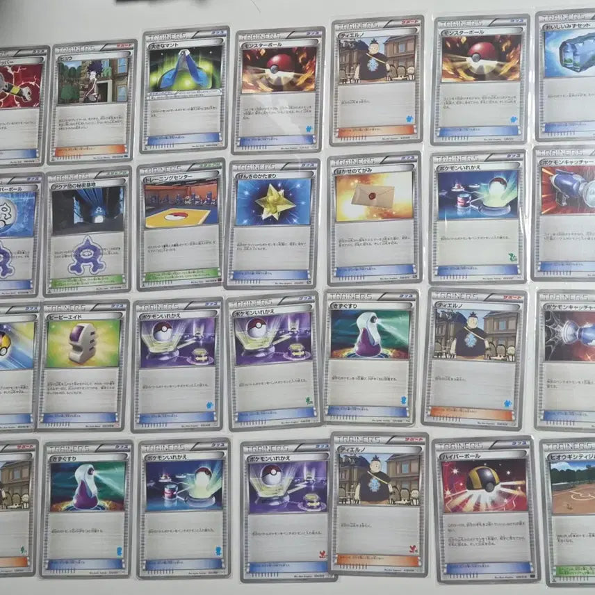 [BUNJANG] Pokemon Trainer Cards (Japanese XY/BW) - 108 Card Bundle Set / [포켓몬 카드]일판 xy bw 트레이너 카드 108장 일괄