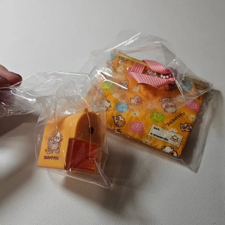 [BUNJANG] Korokoro Kuririn Mechanical Pencil Sharpener &amp; Pouch Set / 가챠 새상품) 코로코로쿠리링 연필깎이+파우치 가챠