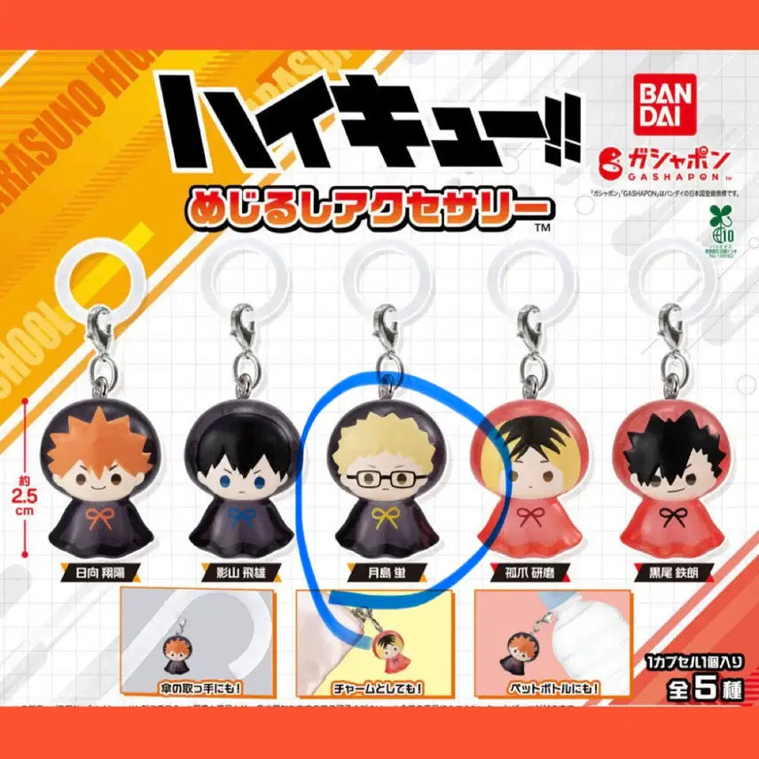 [BUNJANG] Haikyuu!! Tsukishima Gacha Figure (Sealed) / 하이큐 가챠 츠키시마
