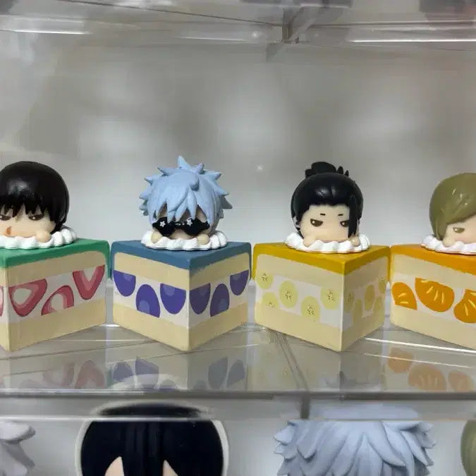 [BUNJANG] Jujutsu Kaisen Volume 18: Premature Death Gachapon Figures - Set of 4 / [일괄] 주술회전 회옥옥절 푸치바스 케이크 가챠 피규어 4종