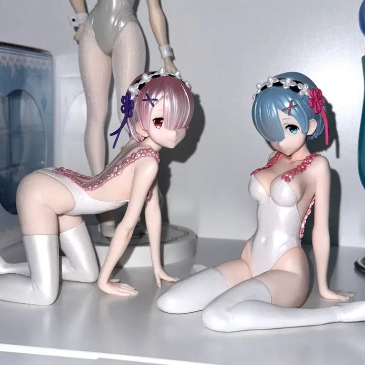 [BUNJANG] Re:Zero Rem &amp; Ram Ichiban Kuji Figure Bundle Set / (일괄) 리제로 렘 람 이치방쿠지 피규어 미소녀