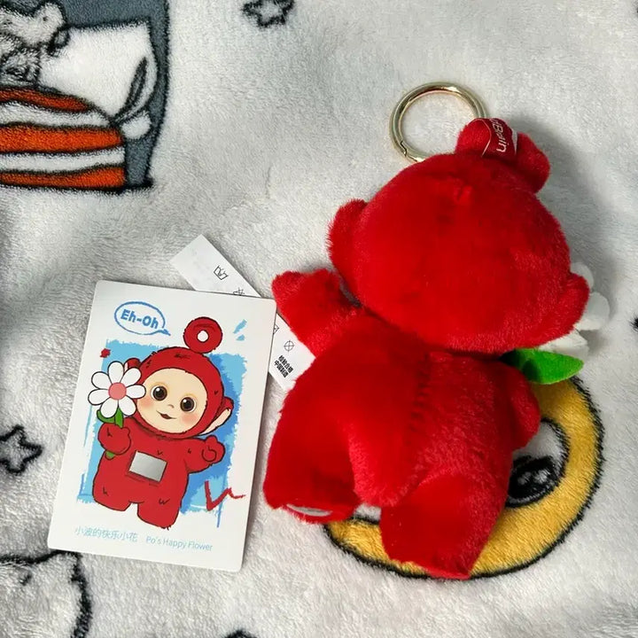 [BUNJANG] Pop Mart Teletubbies Red Po Flower Vinyl Figure / [정품] 팝마트 텔레토비 빨간색 꽃든뽀 판매