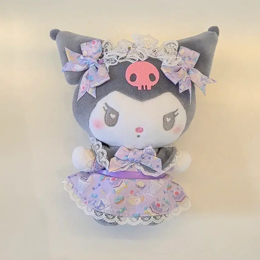[BUNJANG] Sanrio Romantict Sweet Kuromi Mascot Keyring / 산리오 로맨틱스위트 쿠로미 마스코트 키링